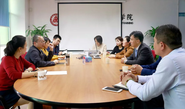 2019年爱华教育董事长拜访深圳职业技术学院继续教育与培训学院
